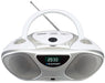 EAN 5901750502316 - Blaupunkt BB14WH reproductor de CD Plata, Blanco Grabadora de CD imagen 1