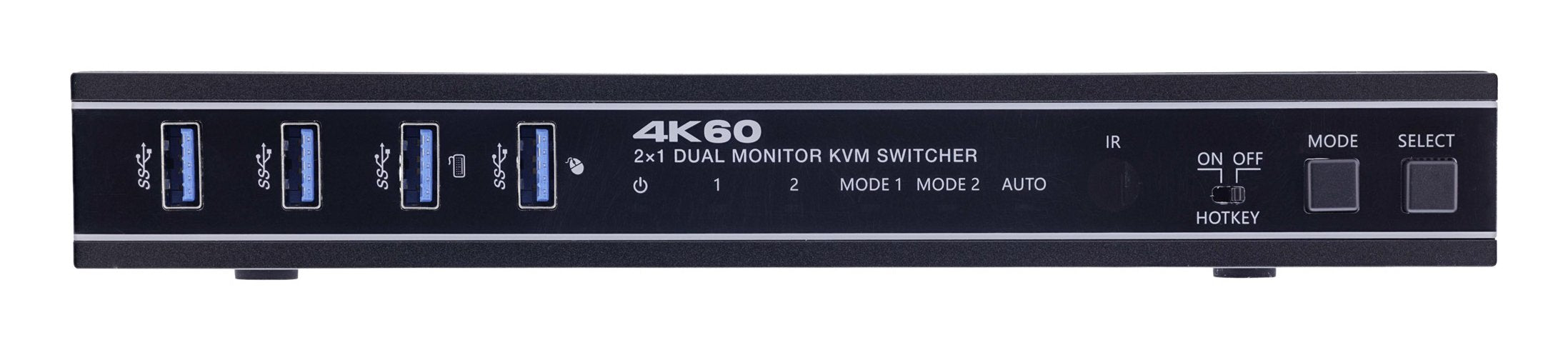 Inline Kvm Switch, 2x1 ,Hdmi 4k/60hz, Dual Monitor , Usb 3.2 Hub