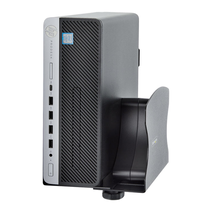 Startech.Com Pc Wall Mount Bracket For Desktop Computers Up To 40lb Toolless Width Adjustment 1.9-7.8in (50-200mm) Heavy-Duty Steel Cpu Tower/Case Shelf/Holder Includes Mounting Hardware And Spacers (2ns-Cpu-Wall-Mount) Soporte De Montaje E