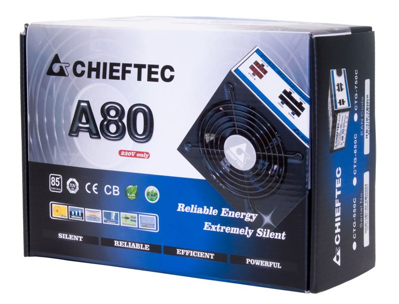 Fuente De Alimentacion Chieftec Ctg-650c 650 W 24-Pin Atx Atx Negro