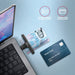 EAN 8595247907851 - Axagon CRE-SMPC USB-C Smart card/ID card PocketReader lector de tarjeta inteligente Interior USB Tipo C N imagen 2