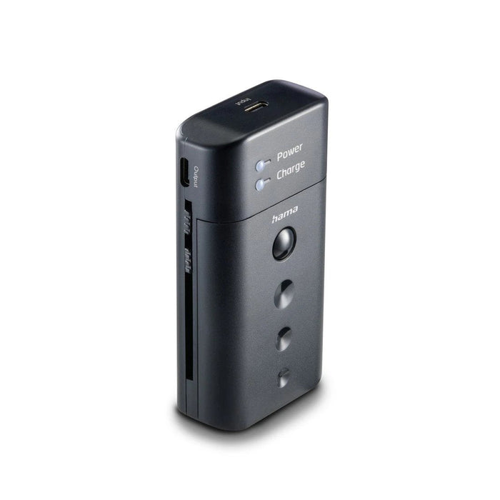 Cargador Pilas Recargables Hama Delta Travel Universal Baterias De Litio Y Nimh Usb-C Color Negro