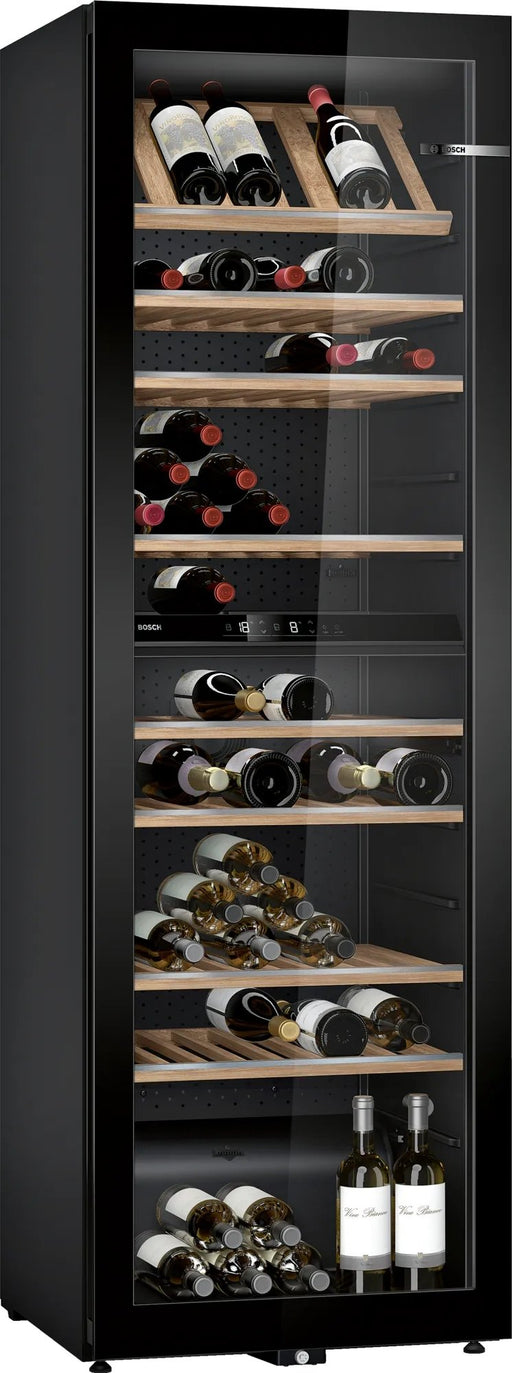 EAN 4242005193561 - Bosch Serie 6 KWK36ABGA enfriador de vino Nevera de vino Independiente Negro 199 botella(s) imagen 1