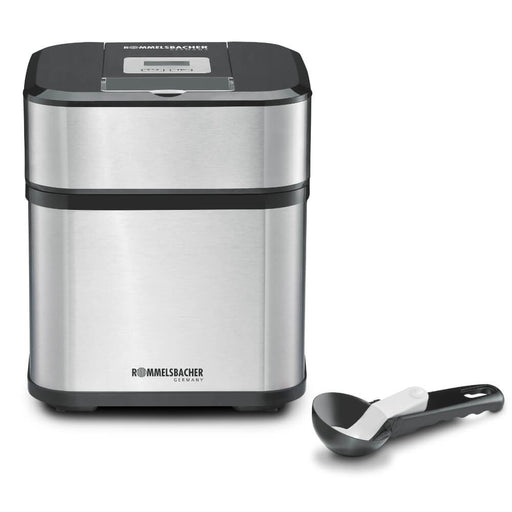 EAN 4001797866004 - Rommelsbacher IM 12 máquina para helados Heladera tradicional 1,5 L Negro, Acero inoxidable imagen 1