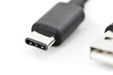 EAN 4016032455240 - Digitus AK-300154-018-S cable USB USB 2.0 1,8 m 2 x USB A USB C 0,48 Gbit/s Negro imagen 3