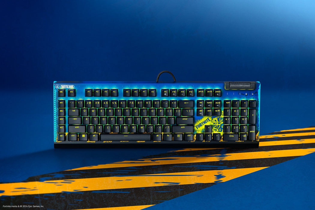 Teclado Ingles Razer Blackwidow V4 X - Fortnite Edition