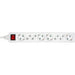 EAN 4043718188208 - InLine 16483T base múltiple 3 m 4 salidas AC Blanco imagen 2