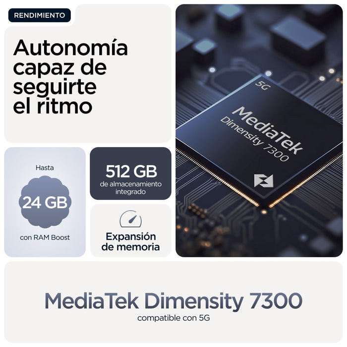 EAN 0840023297465 - Motorola moto g86 power 5G 16,9 cm (6.67") SIM doble Android 15 USB Tipo C 8 GB 512 GB 6720 mAh Azul imagen 26