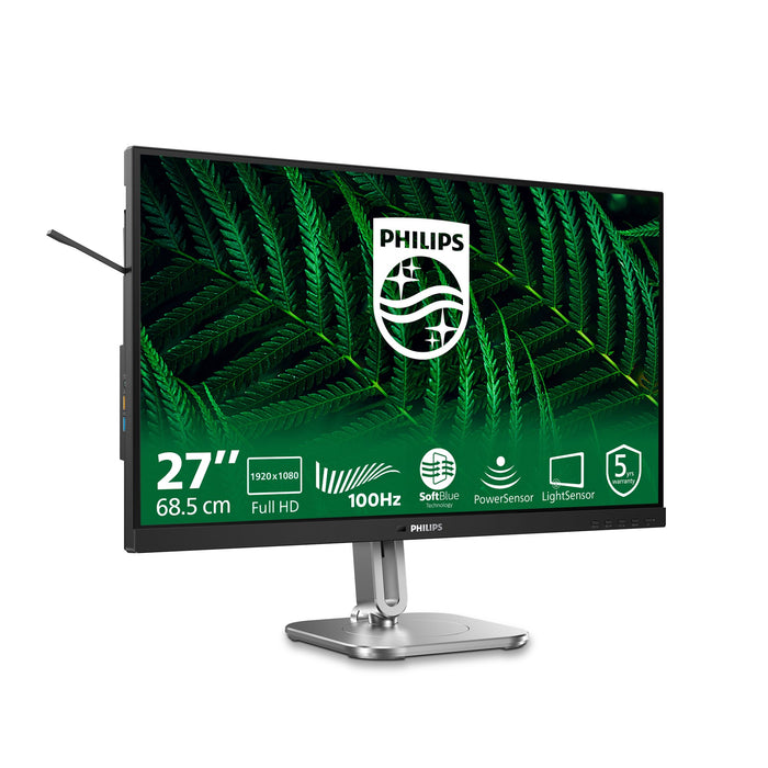 EAN 8721038001761 - Philips 5000 series 27B2G5200/00 pantalla para PC 68,6 cm (27") 1920 x 1080 Pixeles Full HD LCD Antracita imagen 4