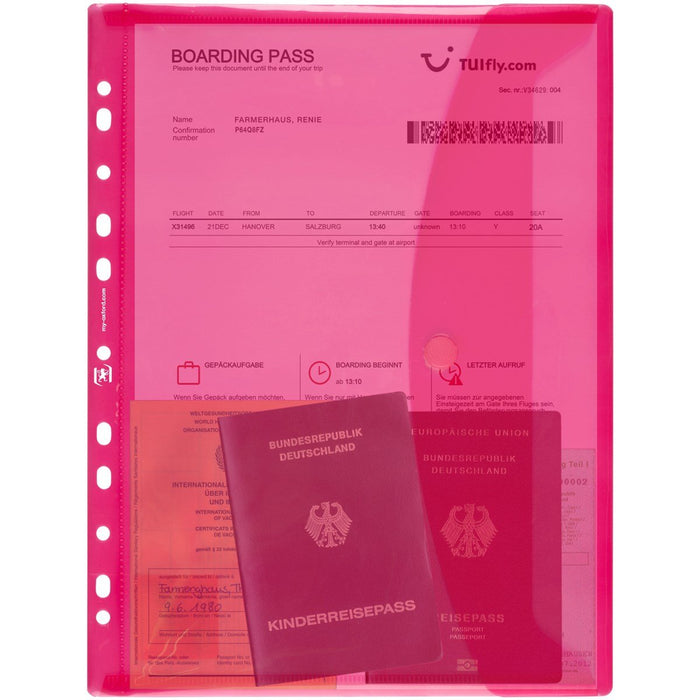 Oxford Brieftaschen Din A4 Abgerundete Ecken 6mk
