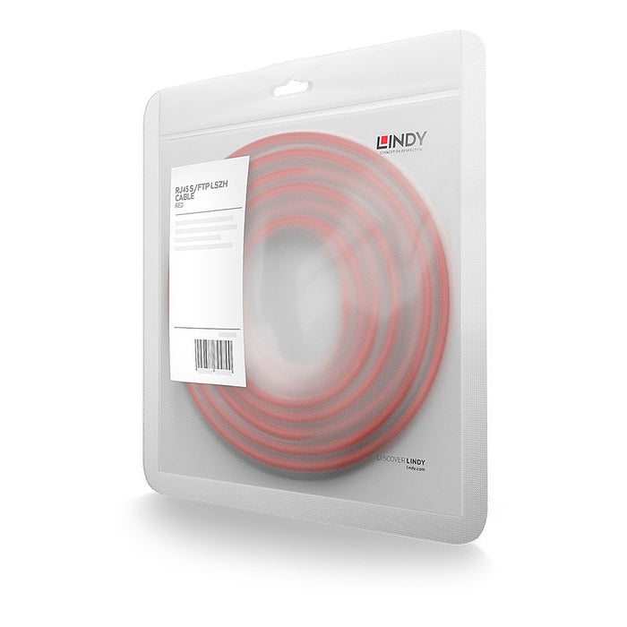 EAN 4002888472913 - Lindy 47291 cable de red Rojo 0,5 m Cat7 S/FTP (S-STP) imagen 2