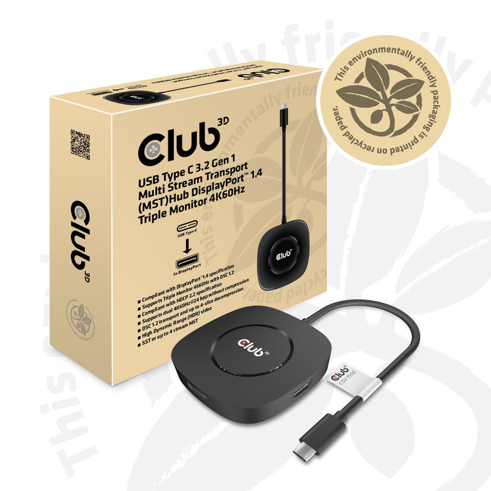 EAN 8719214471422 - CLUB3D CSV-1550 base para portátil y replicador de puertos Alámbrico USB 3.2 Gen 1 (3.1 Gen 1) Type-C Neg imagen 3