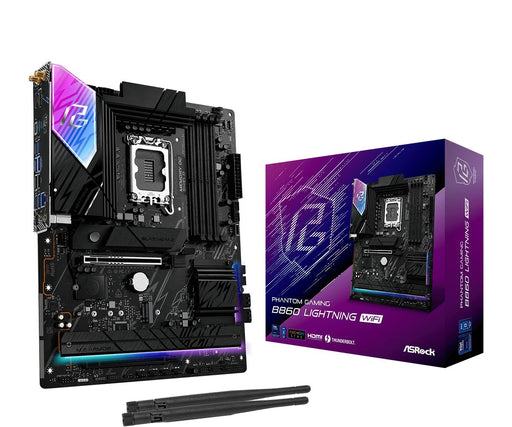 EAN 4711581490116 - Asrock B860 Lightning WiFi Intel B860 LGA 1851 (Socket V1) ATX imagen 1
