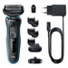 EAN 4210201432845 - Braun Series 5 51-M4500cs Máquina de afeitar de láminas Negro, Azul imagen 6