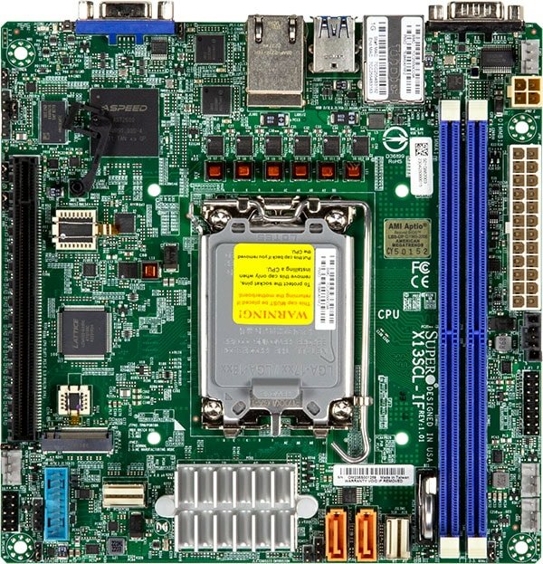 Supermicro Placa Base X13scl-If Mini-Itx Socket 1700 Ddr5-Only Single