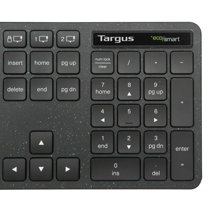 EAN 5063194001395 - Targus EcoSmart AKB873NO teclado Universal RF Wireless + Bluetooth QWERTY Nórdico Negro imagen 6