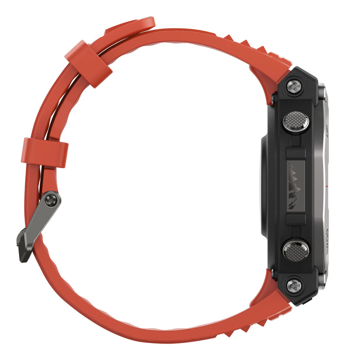 EAN 6970100374933 - Amazfit T-Rex 3 Lava 3,81 cm (1.5") AMOLED 48.5 mm Digital 480 x 480 Pixeles Pantalla táctil Negro, Acero imagen 6