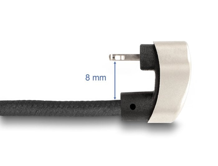 Delock Daten- Y Cable De Carga Usb Tipo-C A Lightning F 180° Angular 2 M Mfi
