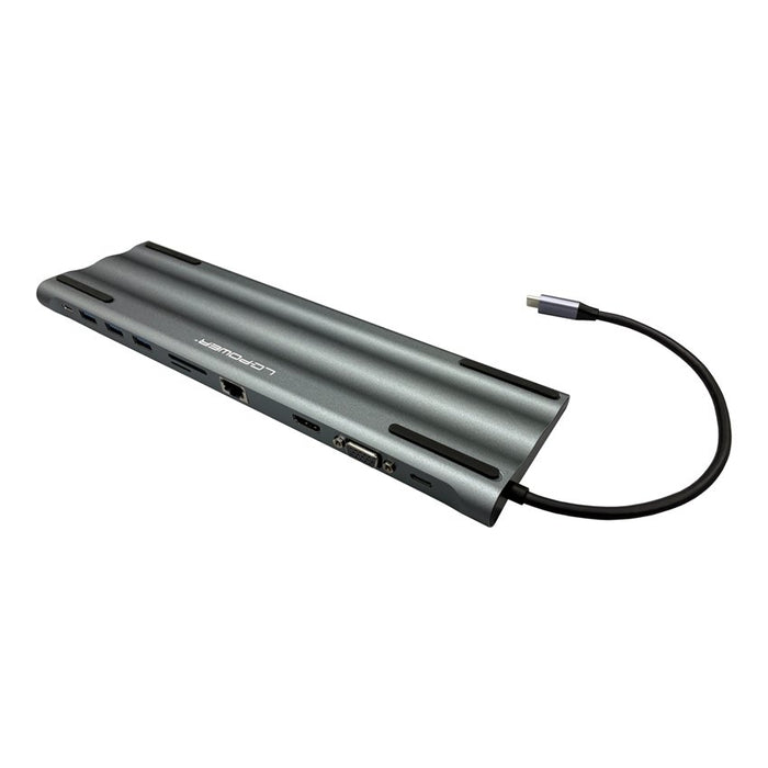 EAN 4262443280074 - LC-Power LC-HUB-C-MULTI-8 base para portátil y replicador de puertos Alámbrico USB 3.2 Gen 1 (3.1 Gen 1)  imagen 5