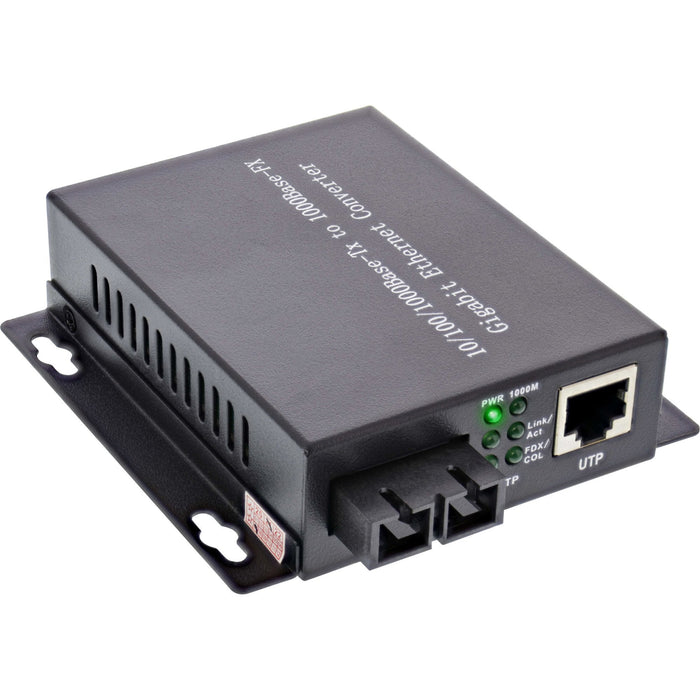 Inline Convertidor De Medios 10/100/1000mb/S Tp A Fo (Sc Duplex), Sm, 20km