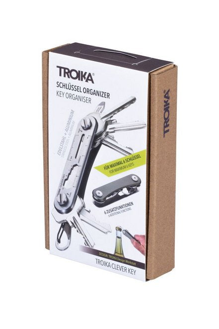EAN 4024023119972 - TROIKA KCL81/TI llavero y llavero tipo cartera Funda de llaves Gris imagen 5