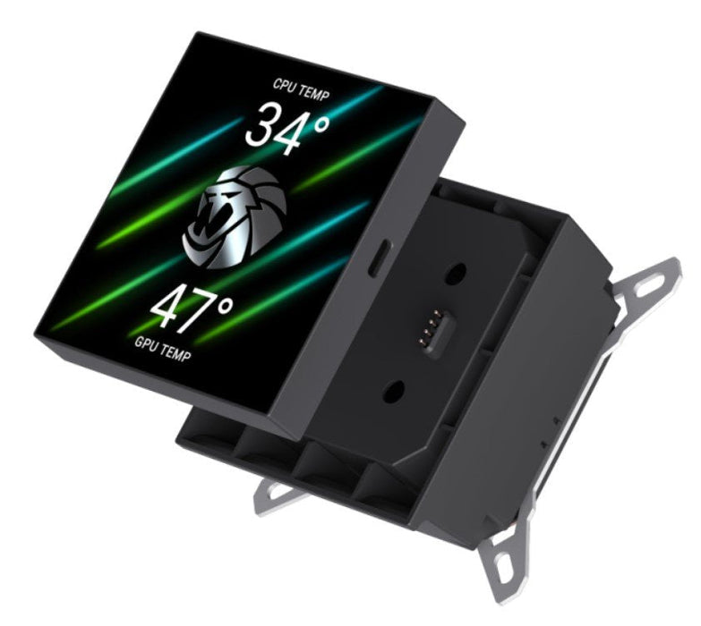 Gamemax  Cpu Liquid Cooler  Glacier 360 Lcd  Black
