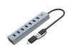 EAN 4015867238318 - Conceptronic HUBBIES21GP hub de interfaz USB 3.2 Gen 1 (3.1 Gen 1) Type-A 5000 Mbit/s Gris imagen 2