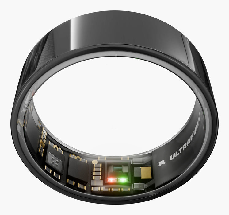 Ultrahuman Ring Air - Smart Ring Für Frauen Und Männer - Schlaf -Und Fitness Tracking Wearable - Herzfrequenz - Smartring Aster Negro Grösse 9