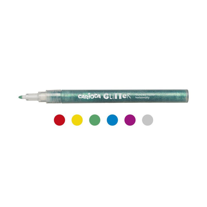 EAN 8003511421908 - Carioca 42190 marcador 6 pieza(s) Azul, Verde, Gris, Púrpura, Rojo, Amarillo imagen 2