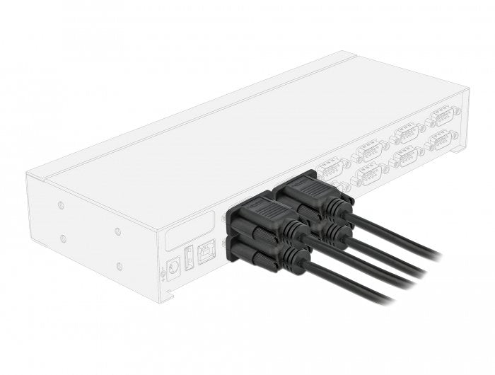EAN 4043619865994 - DeLOCK 86599 cable de serie Negro RS-232 Sub-D9 imagen 3