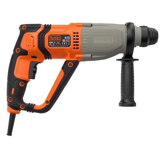 Martillo Black+Decker Behs02k-Qs, Perforador Negro/Naranja