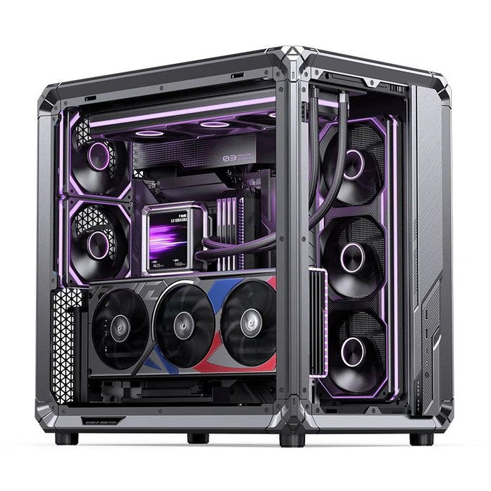 Caja Atx Jonsbo X400 Pro Cristal Templado Curvo Gris