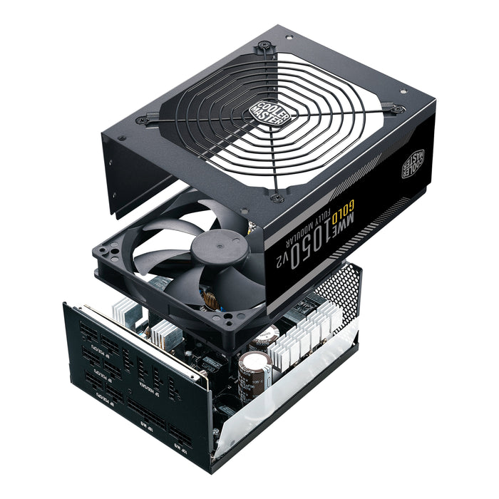 EAN 4719512085646 - Cooler Master MWE Gold 1050 - V2 Full Modular unidad de fuente de alimentación 1050 W 24-pin ATX ATX Negr imagen 12