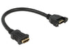 EAN 4043619851003 - DeLOCK 0.25m 2xHDMI cable HDMI 0,25 m HDMI tipo A (Estándar) Negro imagen 1