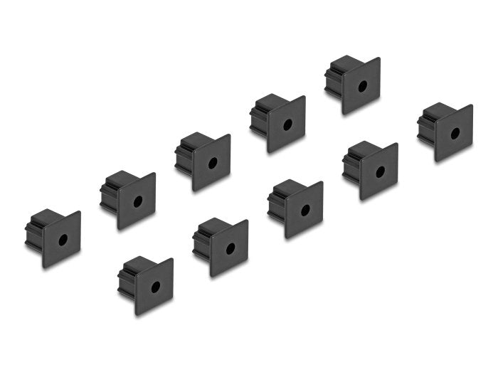 Delock Protección Contra El Polvo Para Rj12 Hembra Ohne Griff 10 Piezas Negro
