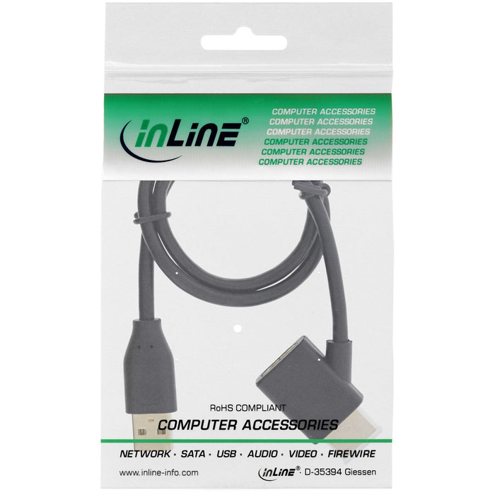 Adaptador Inline Hdmi M/F Con Inyector De Alimentación Usb-A 0,5 M
