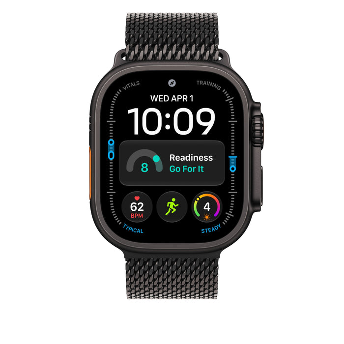 49mm Black Titanium Milanese Loop - Medium