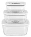 EAN 4001797008282 - Rommelsbacher VCG 1 recipiente de almacenar comida Rectangular Contenedor Blanco, Transparente 3 pieza(s) imagen 1