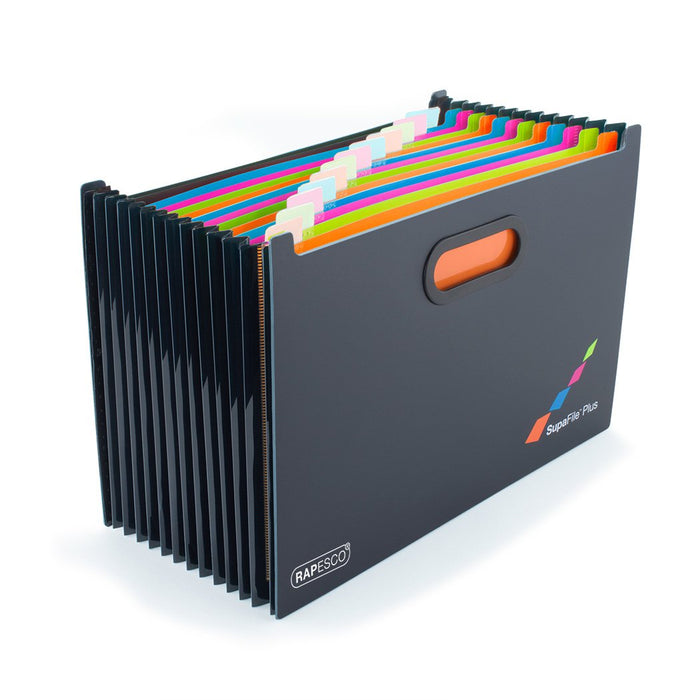 Rapesco Carpeta Clasificadora Supafile Plus Din A4+ 13 Compartimentos 65800322 - Material De Oficina