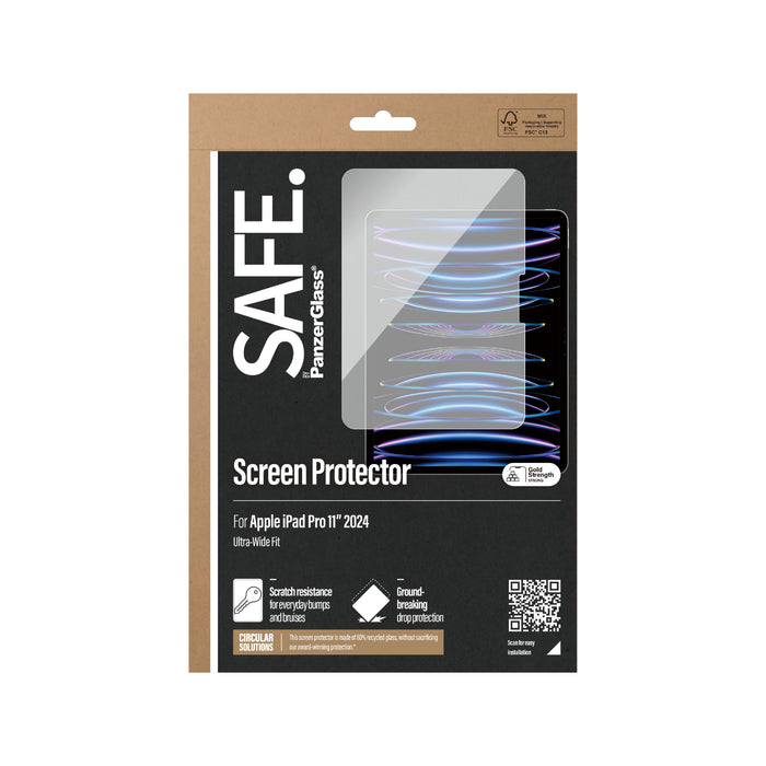 EAN 5715685001765 - PanzerGlass SAFE. by ® Screen Protector iPad Pro 11'' (2024-2025) | Ultra-Wide Fit Protector de pantalla  imagen 3