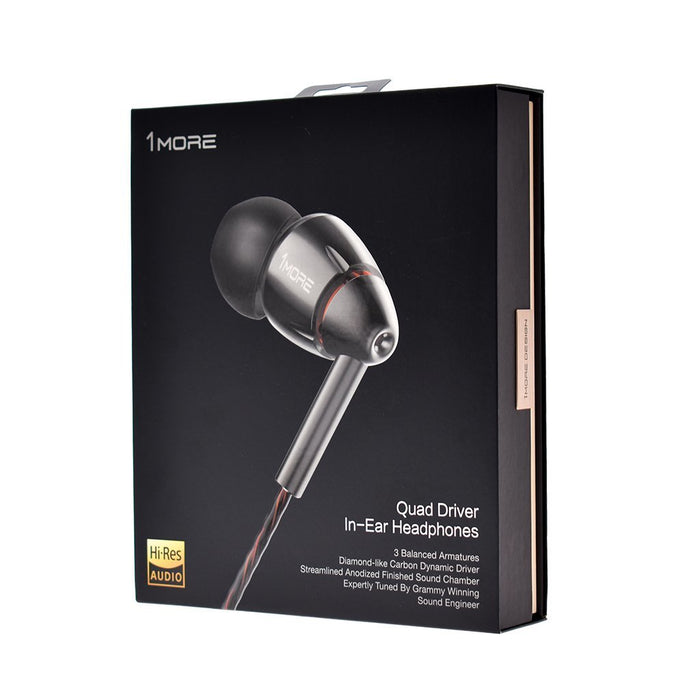 EAN 6933037250992 - 1More E1010 auricular y casco Auriculares Alámbrico Dentro de oído Llamadas/Música Negro, Rojo imagen 5