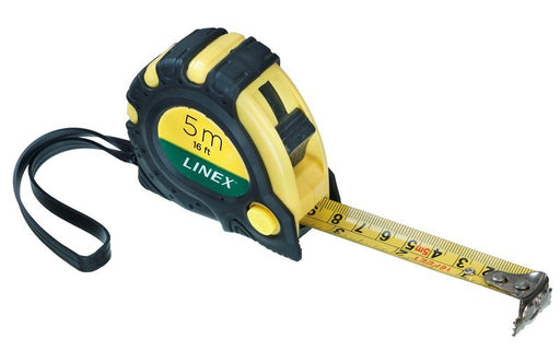 EAN 5701221460202 - Linex MT5000 cinta métrica 5 m Negro, Amarillo imagen 1