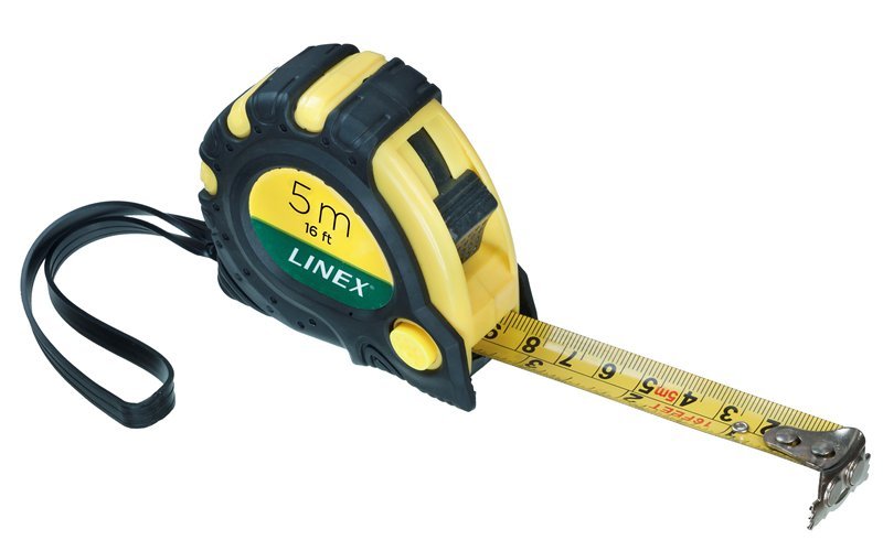 EAN 5701221460202 - Linex MT5000 cinta métrica 5 m Negro, Amarillo imagen 1