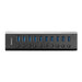 EAN 4002888433709 - Lindy 43370 hub de interfaz USB 3.2 Gen 1 (3.1 Gen 1) Type-B 5000 Mbit/s Negro imagen 1