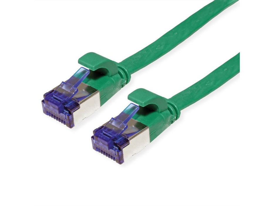 Value Cable De Red Cat.6a (Class Ea) Ftp, Extra-Flach, Grn, 0,5 M