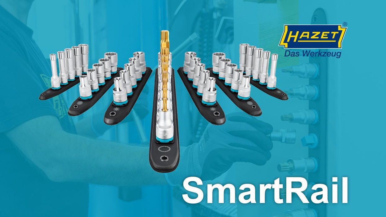Hazet Smartrail 1/2" Juego De Llaves Doppelsechskant, 5-Piezas 900z-Sr/5