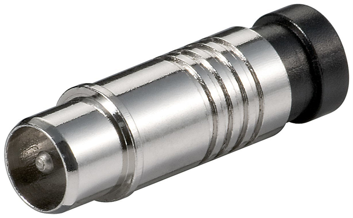 Coax Compression Plug - For Outer-Ø 7,0 Mm, Metal