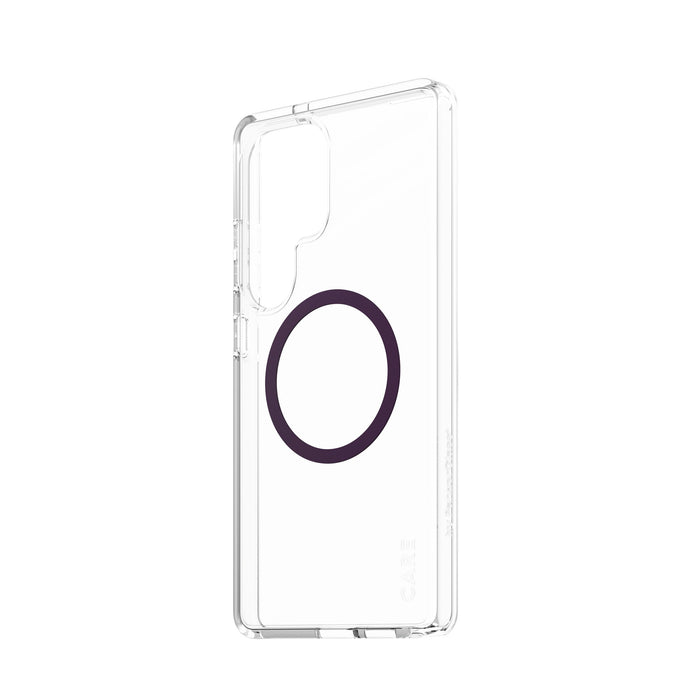 EAN 5715685016998 - PanzerGlass CARE™ by ® Urban Combat Case Transparent w. Plum Purple Qi Compatible Samsung Galaxy S25 Ultr imagen 4