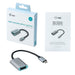 EAN 8595611702594 - i-tec Metal C31METALVGA60HZ adaptador de cable de vídeo 0,15 m USB Tipo C VGA (D-Sub) Gris imagen 4