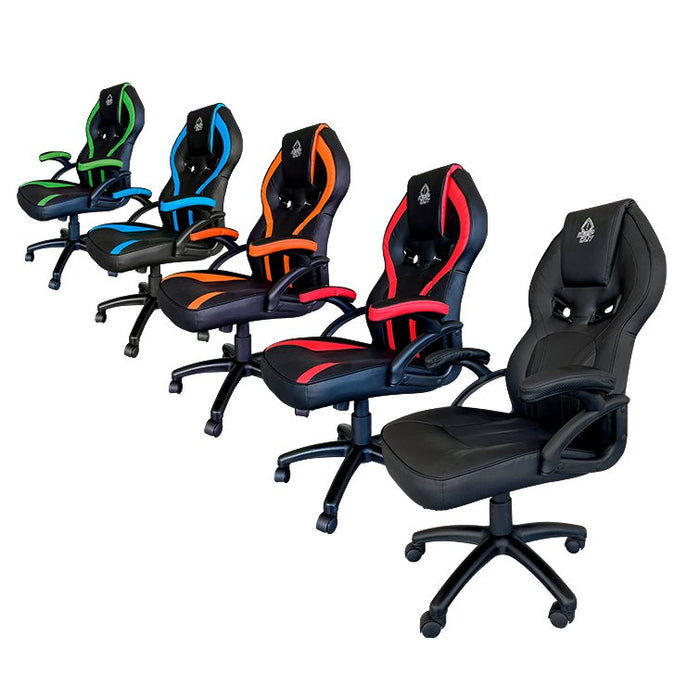 EAN 8435099528173 - KeepOut XS200 Silla para videojuegos universal Asiento acolchado Negro, Rojo imagen 4